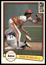 1982 Donruss #344 Craig Reynolds MINT Houston Astros