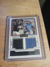 2023 Panini Contenders - Rookie Ticket Dual Swatches #DS-8 Jahmyr Gibbs,...