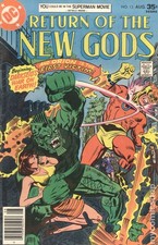 New Gods #13 FN 1977 Stock Image