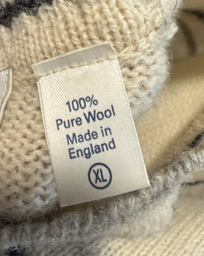 Vintage 90s Damon 100% Lambswool Sweater Pullover XL Made In England Grandpacore - Bild 11 von 13