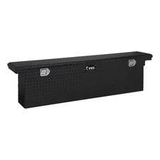 69in Cargo Bed Storage Deep Slim-Line Truck Tool Box With Low Profile UWS Black