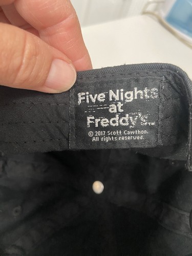 Five Nights at Freddy’s Freddy Fazbear Black Hat Cap Embroidered - Picture 7 of 9