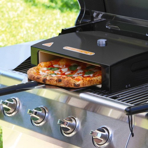 BakerStone Barbacoa 5 Caras Piedra Pizza Horno Caja con Termómetro Incorporado - Imagen 6 de 9