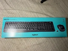 Logitech MK270 Wireless Keyboard And Mouse Combo For Windows, 2.4 GHz Wireless,