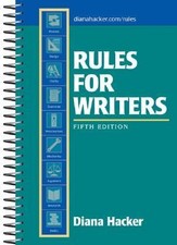 Rules for Writers by Diana Hacker (2003, Paperback)