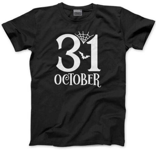 31 ottobre T-shirt unisex festa di Halloween paura notte zucca regalo strega - Foto 1 di 6