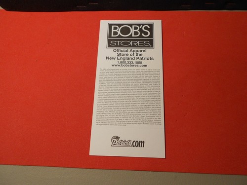 New England Patriots vs Indianapolis Colts 5. November 2006 Spiel Ticketplatz 13 - Bild 2 von 2