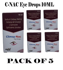 C-NAC Eye Drops N-Acetyl-Carnosine C NAC Eye Drops 10ml Each - NEW