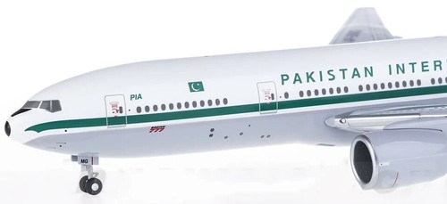 1:200 32CM Hogan Pia Pakistan Boeing 777-200 Passagierflugzeug ABS Plastikmodell - Bild 4 von 5