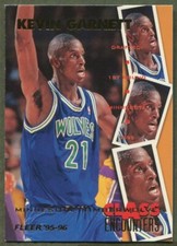 1995-96 Fleer - Class Encounters - #24 - Kevin Garnett - Minnesota Timberwolves