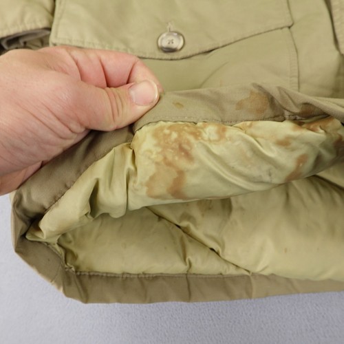 Vintage Woolrich Jacket Mens XL Tan Arctic Parka Down Coyote Fur Trim Coat ^ - Picture 6 of 22