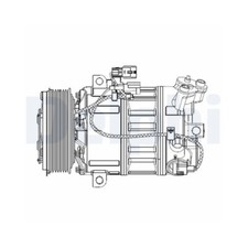 Kompressor, Klimaanlage DELPHI CS20477 für NISSAN RENAULT