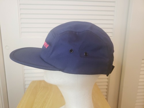 Cappello Morrissey 5 pannelli strapback blu nuovo con etichette The Classics - Foto 2 di 8