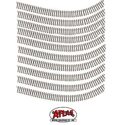 Nuevo Atlas Negro Lazos / Níquel Plata Raíl Código 80 Super-Flex Piezas (10Pcs) - Imagen 3 de 3