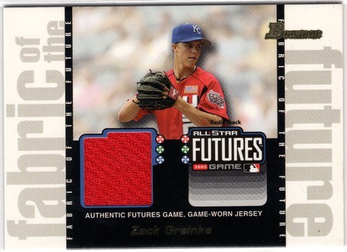2003 Bowman Draft Picks & Prospects Zack Greinke GU RC Rookie Patch - Picture 1 of 2
