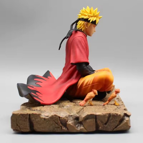 Figura Anime Uzumaki Naruto 16cm Figura de Acción Sentado Meditación Estatua Sin Caja - Imagen 4 de 6