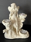 PartyLite Ariana's Garden Fairy Statue Three Tea Light Candle Holder Figurine