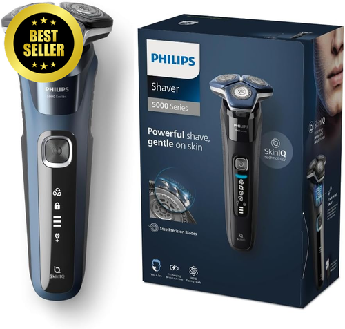 Shaver Series 5000 Wet & Dry Electric Razor Steel Blades 360-D Heads S5880/20 - Picture 11 of 12