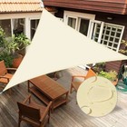 Sun Shade Sail Patio Awning Rain Cover UV Block Canopy Beach Sunshade Sail