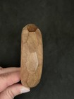 Faceted Wooden Bangle Bracelet Boho Style Natural Excellent Condition — photo 3