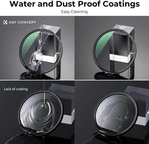K&F Concept Circular Polarizer lens Filter 37-112mm NANO-X 28 layers of coating - Picture 123 of 171