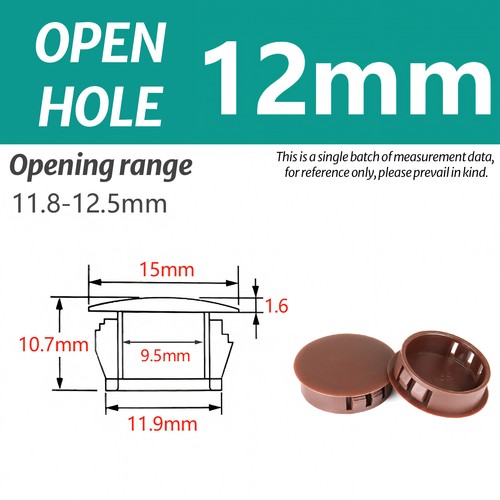 Braun Abdeckstopfen für Bohrungen Abdeckkappen Lochkappen Blindstopfen 5mm-60mm - Bild 14 von 51