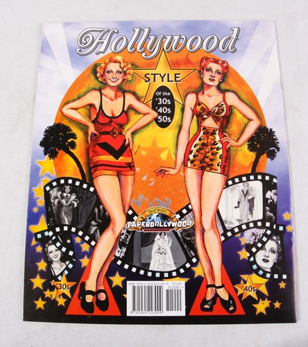 Hollywood Style of the 30s, 40s, 50s, Paper Doll & Costumes by David Wolfe, 2008 - Picture 2 of 5