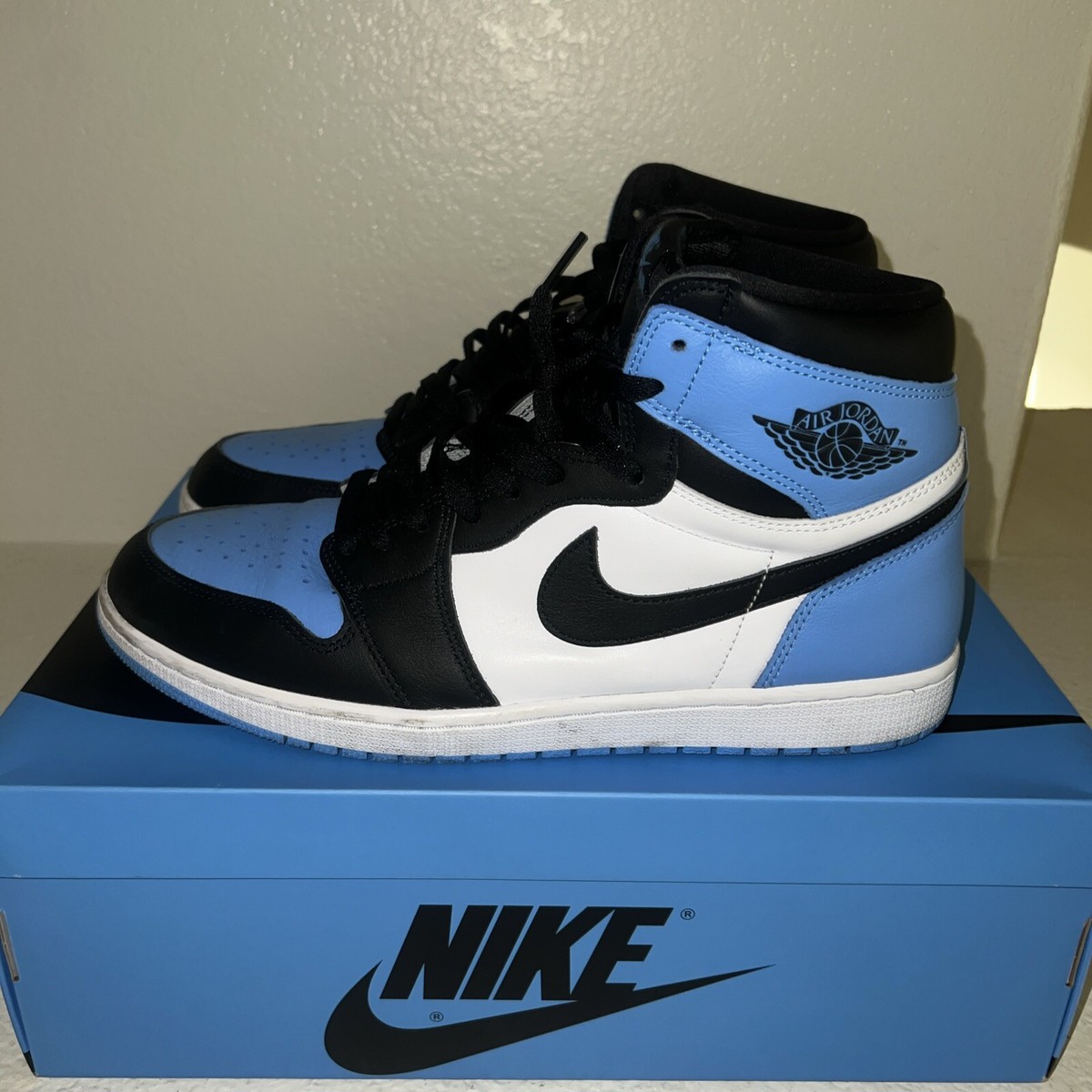 シューズ(男性用) NIKE AIR JORDAN 1 RETRO HI OG UNC Toe Jordan 1 Retro High OG UNC Toe Men's - DZ5485-400 - US