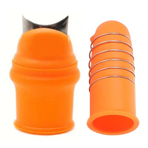 Silicone Thumb Knife Finger Protector Gears Cutting Vegetable Harvesting Knife - Picture 21 of 26