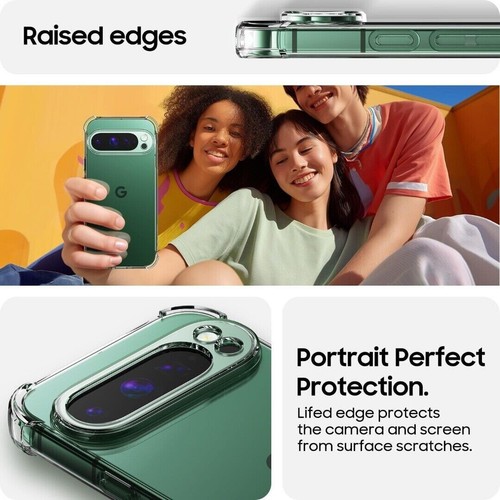 Coque En Gel Pour Google Pixel 9, 9 Pro, 9 Pro XL, 8A, 7A Transparent ARMOUR - Photo 6 sur 54