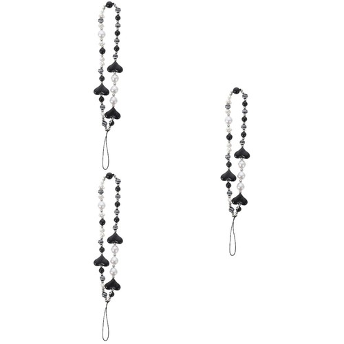 3 PCS Handy Kette Telefon Schlüsselanhänger Anti-verlorenes Seil