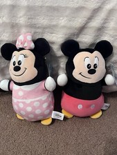 Squishmallows Hug Mees Disney 10" Mickey Mouse Minnie Mouse Plush Set Of 2 NWT