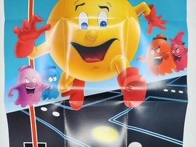 Pac-Man Tengen Nintendo NES Fold Out Poster TEN-PQ-US
