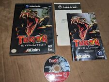 *** CIB w/ Case & Manual *** Turok: Evolution (GC GameCube) - Registration Card