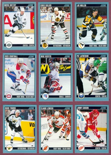 1992-93 SCORE CANADIAN NHL HOCKEY CARD 1 TO 128 SEE LIST - Picture 2 of 129