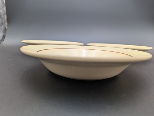 Pfaltzgraff VILLAGE Pattern 8.5” Serving Soup/Salad Bowl Set of 4 Stoneware USA - Picture 3 of 4