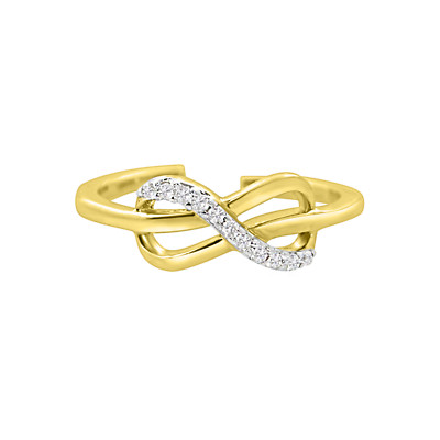 So Chic Jewels 925 Sterling Silver Curved Heart Toe Ring