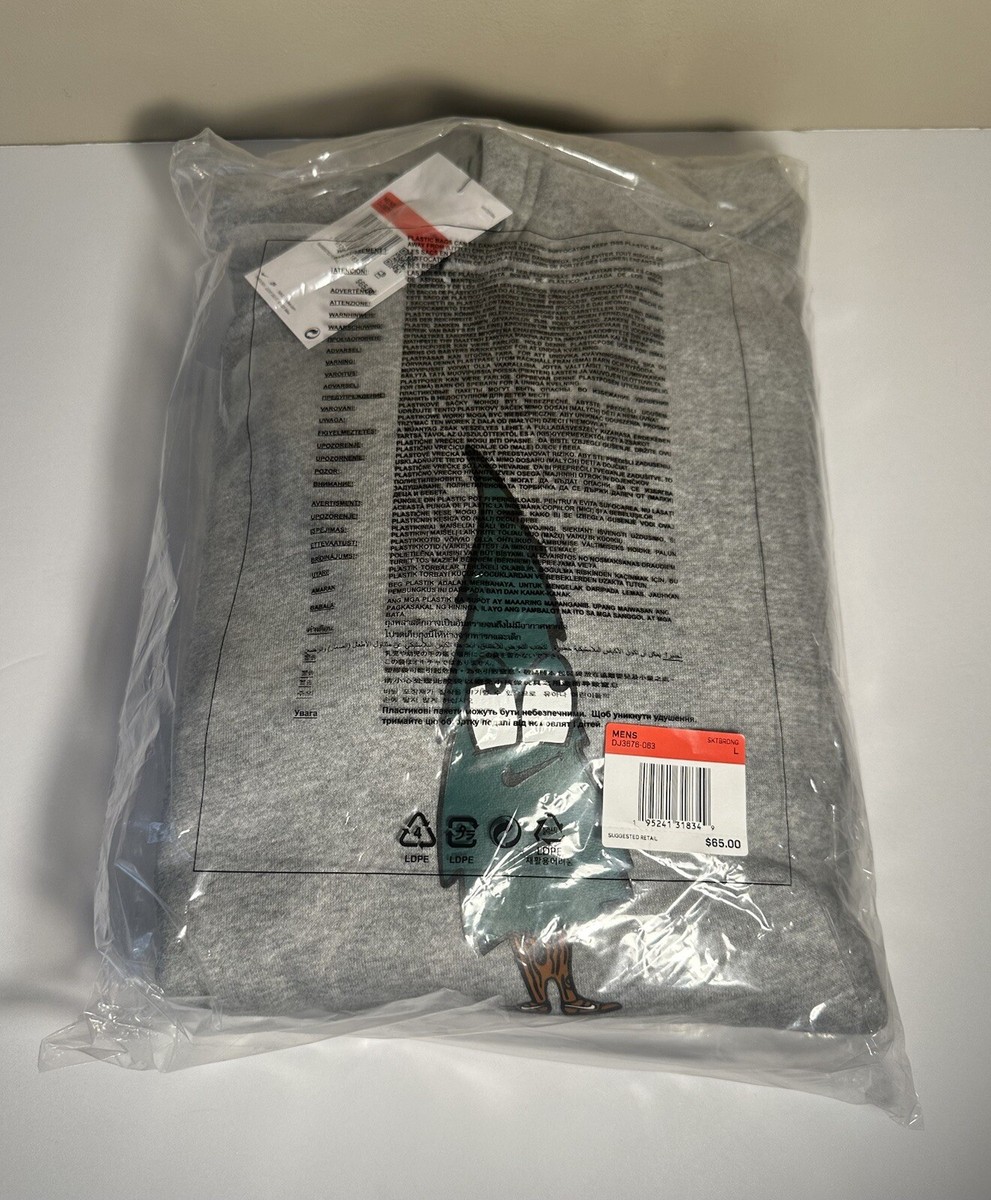 Nike SB Fleece Firry The Tree Pullover Hoodie Gray Mens Size Medium SOLD OUT eBay