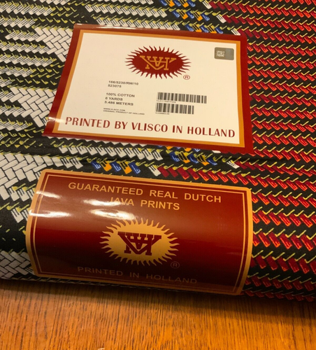 5 Packungen 30 Yards Vlisco echte niederländische Java Druck Stoffe, Stil # VL038863.06 - Bild 3 von 7