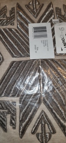 $ 395 Ralph Lauren Home Dougal Dekokissen 20” x 20” BESTICKT Schneeflocke Neu mit Etikett - Bild 10 von 12