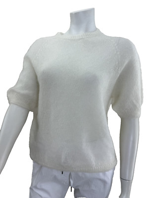 Pulli Pullover creme 70%Kid Mohair kurzarm ST Style Touch 36 38 40 42 Flauschig