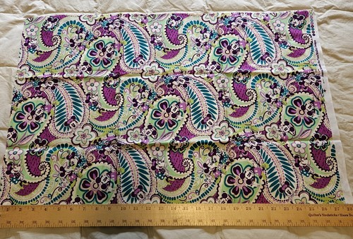 Vera Bradley Plums Up Mickey Mouse Disney XL Fabric Remnant Purple 19.5 X 57" - Picture 5 of 5
