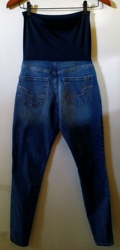 VAQUEROS DE MEZCLILLA AJUSTADOS PARA MUJER LEVI-STRAUSS FIRMA DORADA FIRMA MATERNIDAD TALLA XS/TP - Imagen 6 de 7