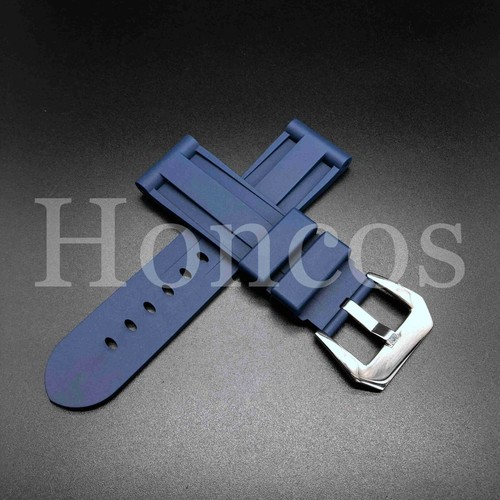 22 - 26 MM Soft Rubber Black Sport Diver Watch Band Strap Fits For Luminox IRB - Picture 14 of 143