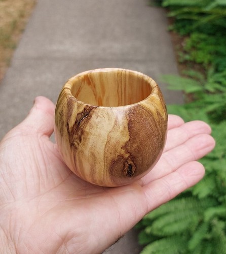 Olive Wood Small Bowl! Beautiful Grain ๐ ~Dovecote Woodworking~ (674) - Picture 2 of 13