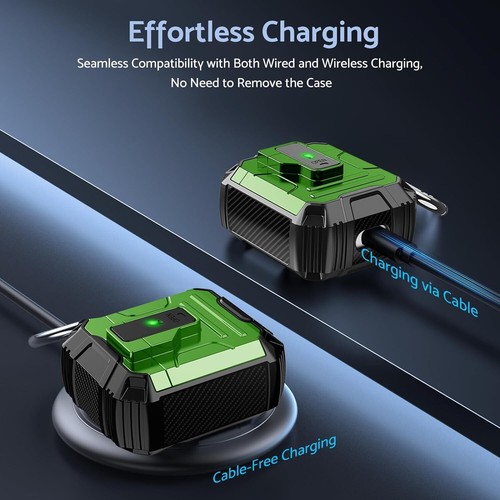 Joli étui pour Apple Airpods Pro 2ème 3 Génération Écouteurs Protecteur Housse Porte-clés Serrure - Photo 14 sur 37