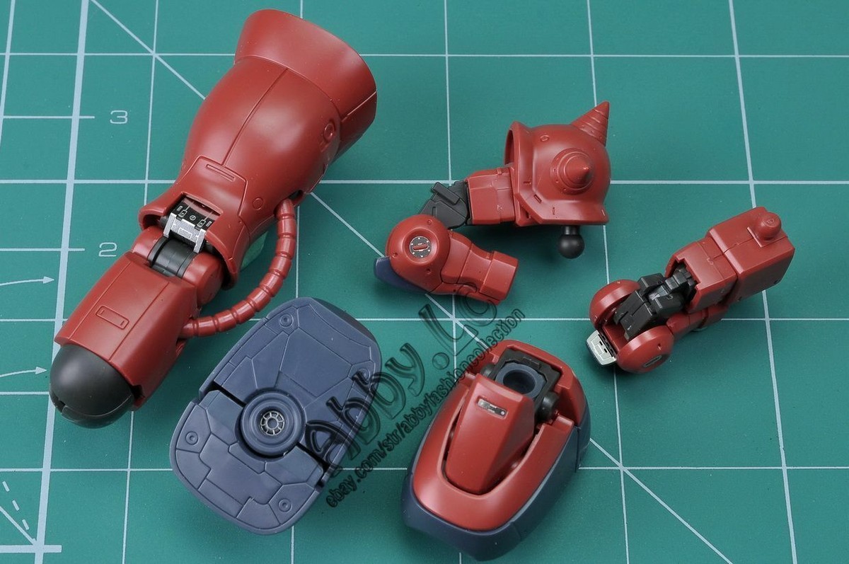 for HG 1/144 Zaku II 2 Red Comet ver GTO The Origin AW9 Details