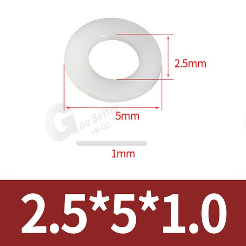 Unterlegscheiben DIN 125 Kunststoff Polyamid PVC M2 - M24 Beilagescheibe ISO7089 - Bild 8 von 121