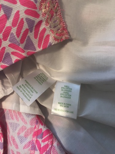 New Lilly Pulitzer Mila Shift cotton Dress in Pink Tropics R$188 Size 4 - Picture 8 of 12