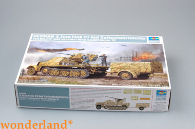 Trumpeter 1/35 01526 3.7cm Flak 37 Sd.Kfz.7/2 Late Version